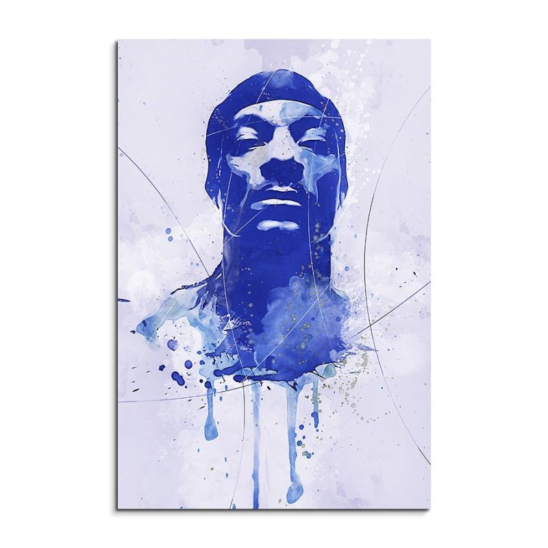 Snoop Dogg Aqua 90×60 cm Aquarell Kunstbild