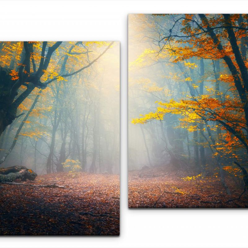 Herbstwald Wandbild in verschiedenen Größen