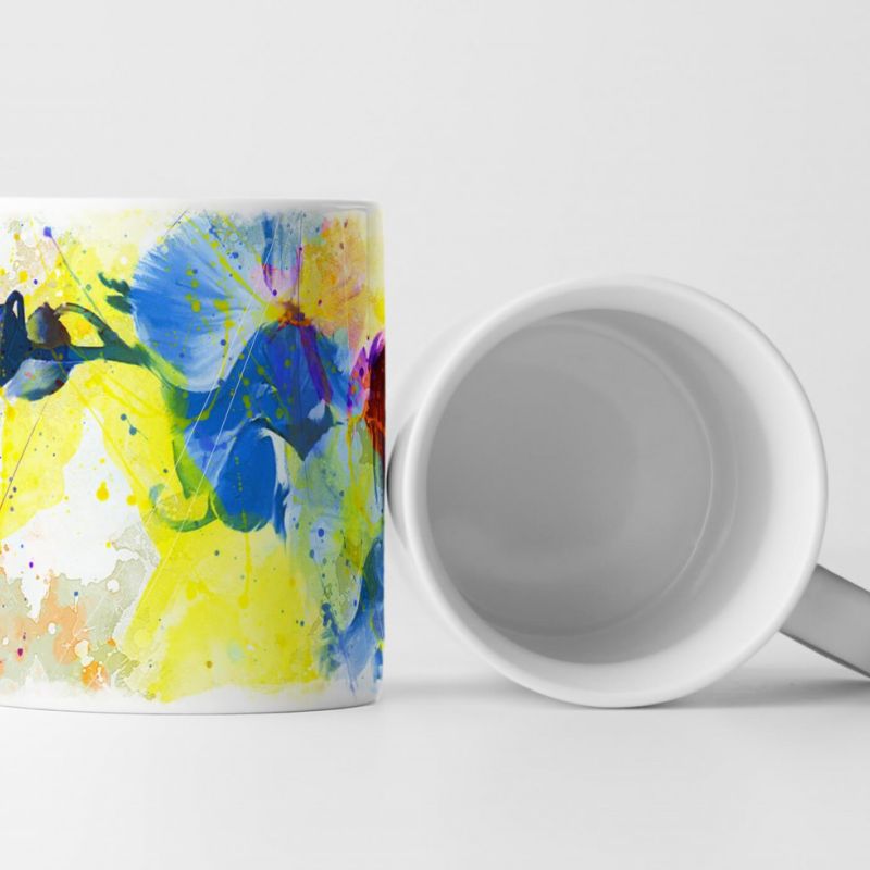 Blume Tasse als Geschenk,  Design Sinus Art