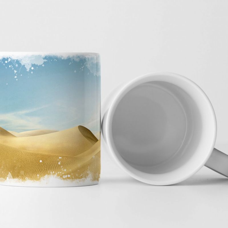 Tasse Geschenk Landschaftsfotografie – Malerische Wüstenlandschaft