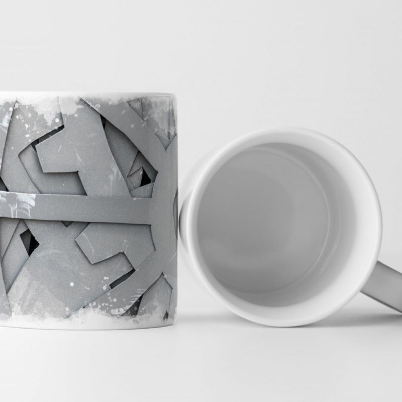 Tasse Geschenk Industrie Zahnräder Grafik