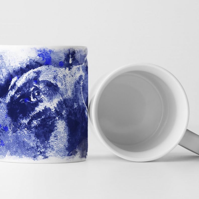 Dobermann Tasse als Geschenk,  Design Sinus Art