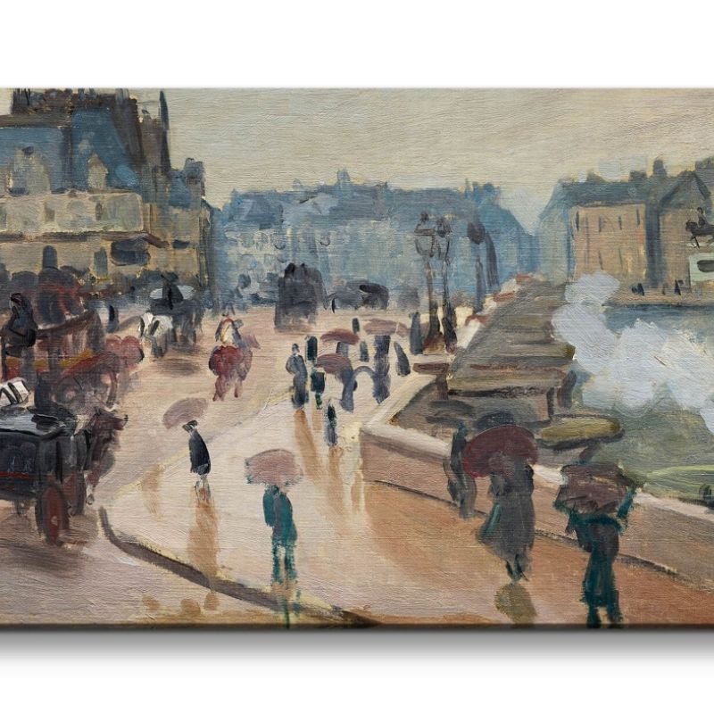 Remaster 120x60cm Claude Monet Impressionismus weltberühmtes Wandbild The Pont Neuf