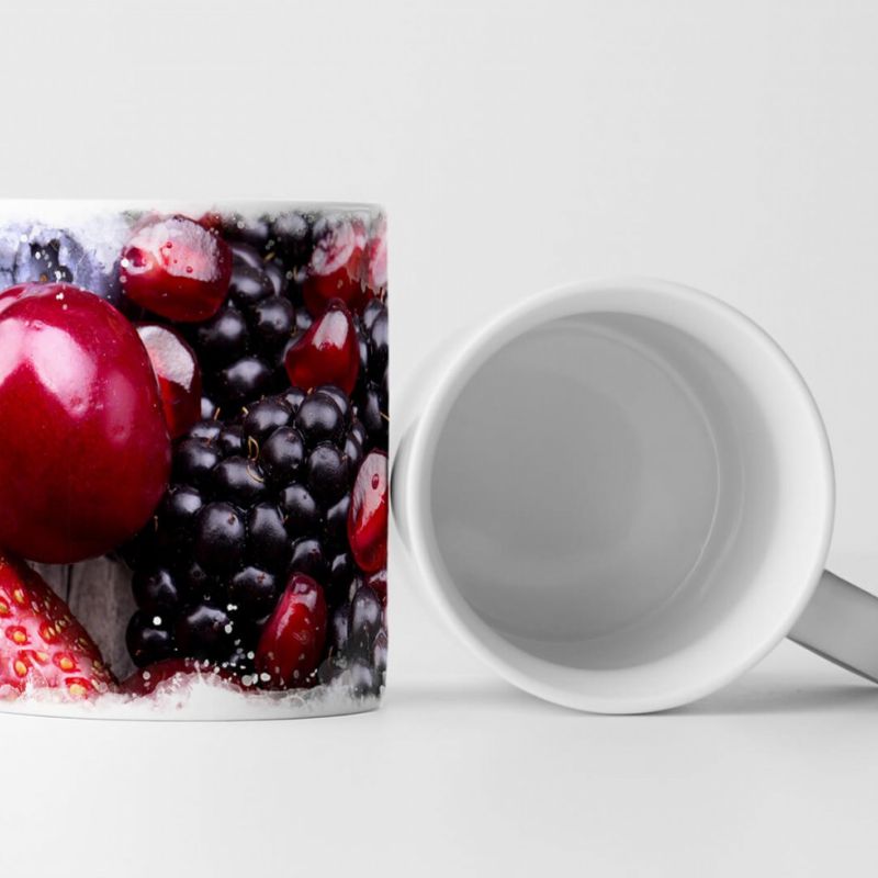 Tasse Geschenk Food-Fotografie – Waldbeeren Mischung