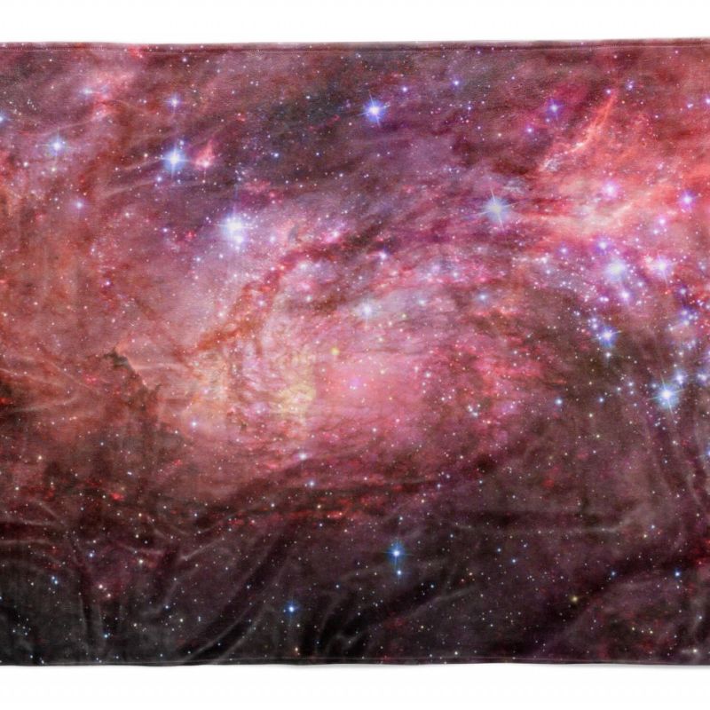 Handtuch Strandhandtuch Saunatuch Kuscheldecke  mit Fotomotiv Galaxie Universum