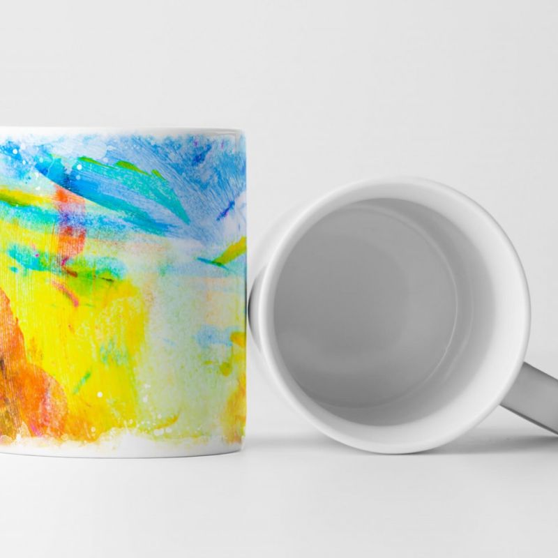 Tasse Geschenk Abstrakte Wasserfarben