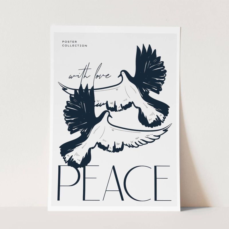 Dekorative Illustration Peace Collection Frieden Freiheit