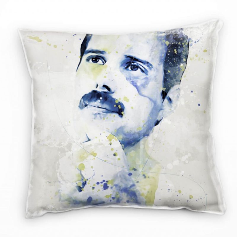 Freddie Mercury IX Deko Kissen Bezug 40x40cm für Couch Sofa Lounge Zierkissen