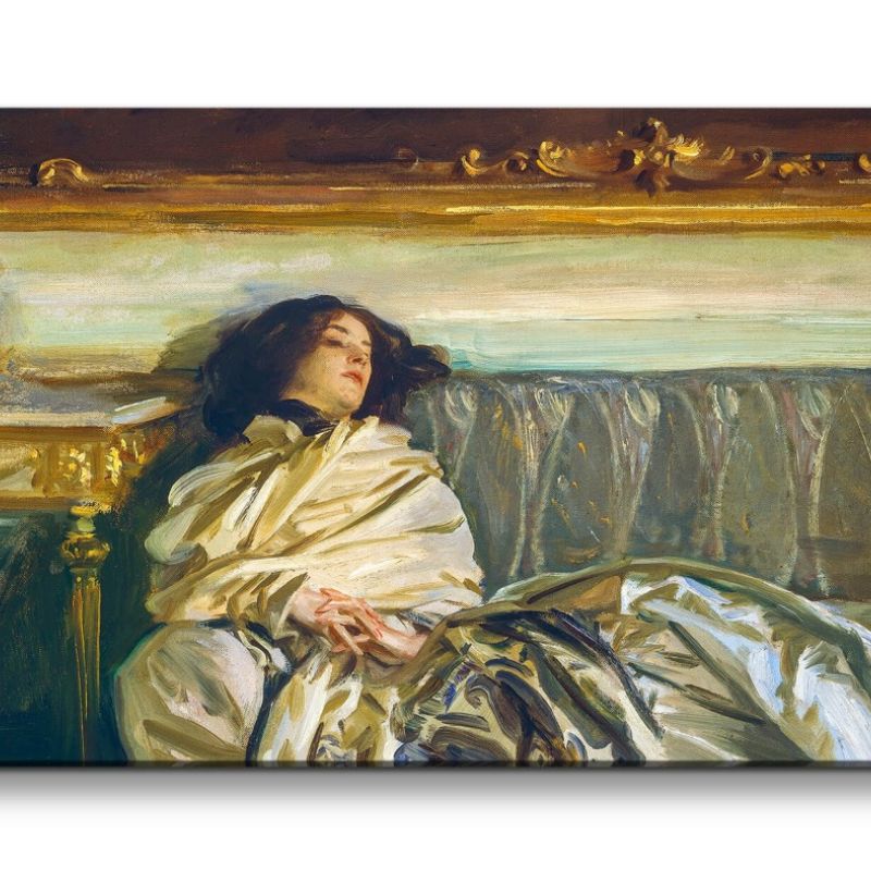 Remaster 120x60cm John Singer Sargent weltberühmtes Gemälde zeitlose Kunst Nonchaloir