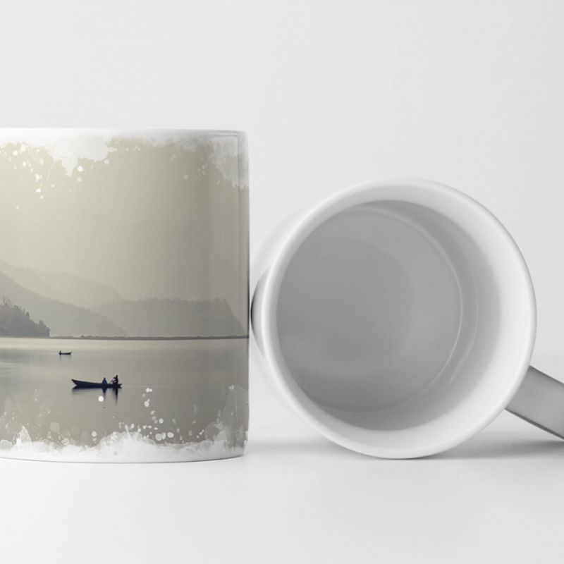 Tasse Geschenk Landschaftsfotografie – Graue See