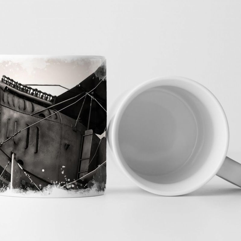 Tasse Geschenk Künstlerische Fotografie – Retro Flugzeug