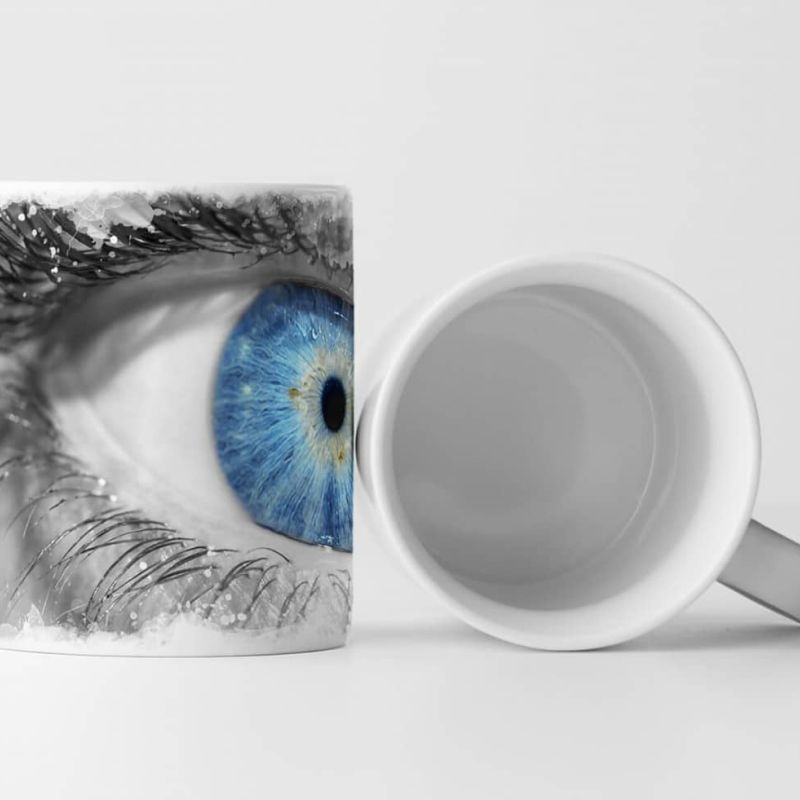 Tasse Geschenk Künstlerische Fotografie – Auge im Detail