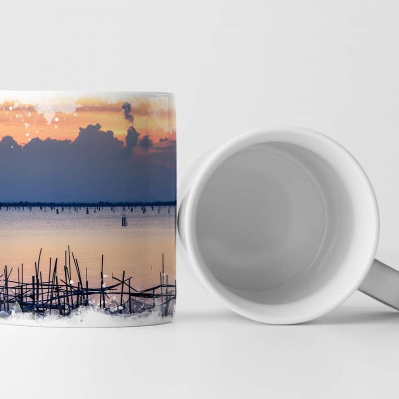 Tasse Geschenk Landschaftsfotografie – Ruhiger Sonnenaufgang