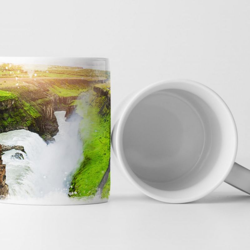 Tasse Geschenk Island – Wasserfall