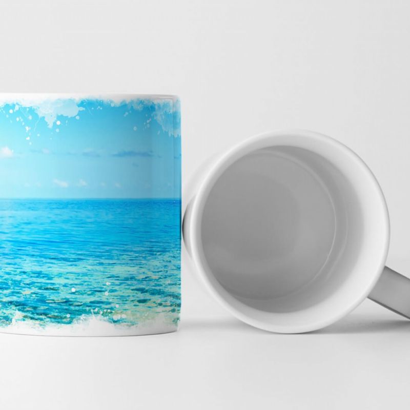 Tasse Geschenk Landschaftsfotografie – Tropischer Ozean Malediven