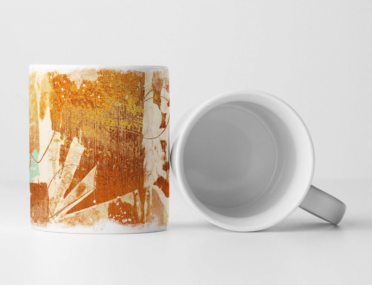 Tasse Geschenk Abstrakt Retro Optik