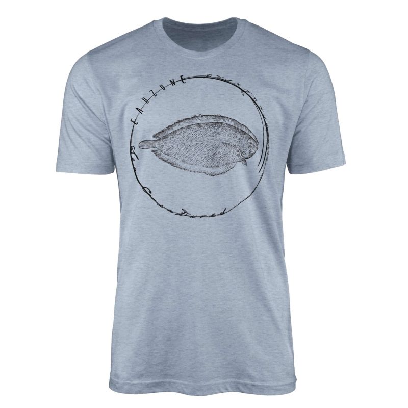 T-Shirt Tiefsee Fische – Serie: Sea Creatures , feine Struktur und sportlicher Schnitt / Sea 079