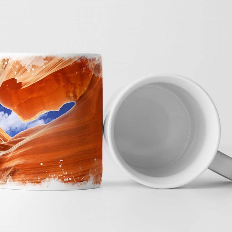 Tasse Geschenk Landschaftsfotografie – Oranger Antelope Canyon USA