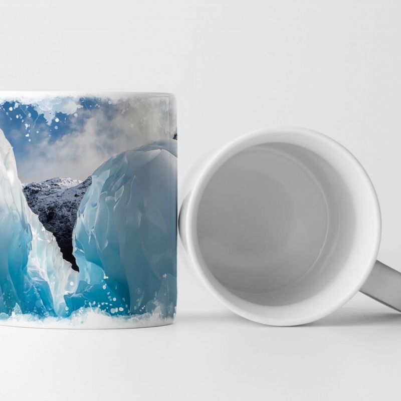 Tasse Geschenk Landschaftsfotografie – Fox Gletscher Neuseeland