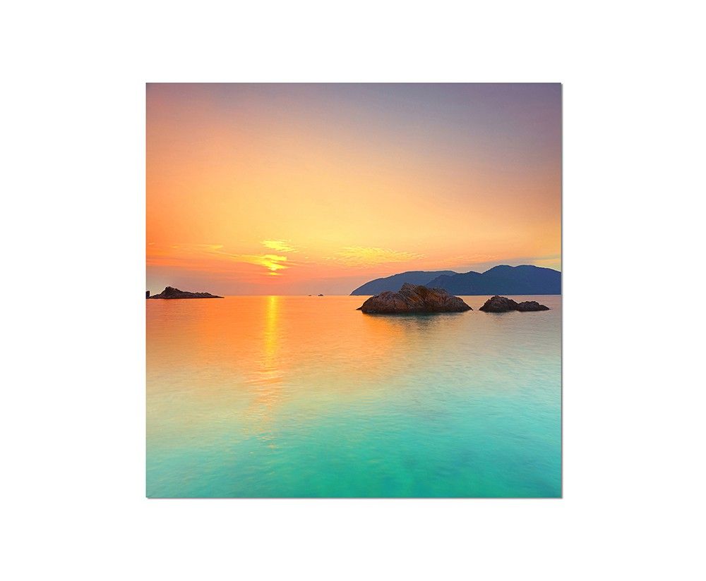 80x80cm Sonnenuntergang See Con Dao Vietnam