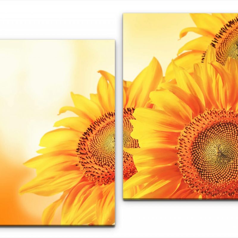 schöne Sonnenblumen Wandbild in verschiedenen Größen