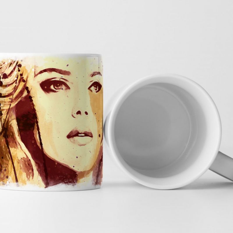 Scarlett Johansson Tasse als Geschenk,  Design Sinus Art