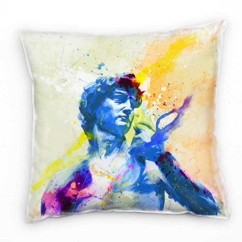 David Michelangelo Deko Kissen Bezug 40x40cm für Couch Sofa Lounge Zierkissen