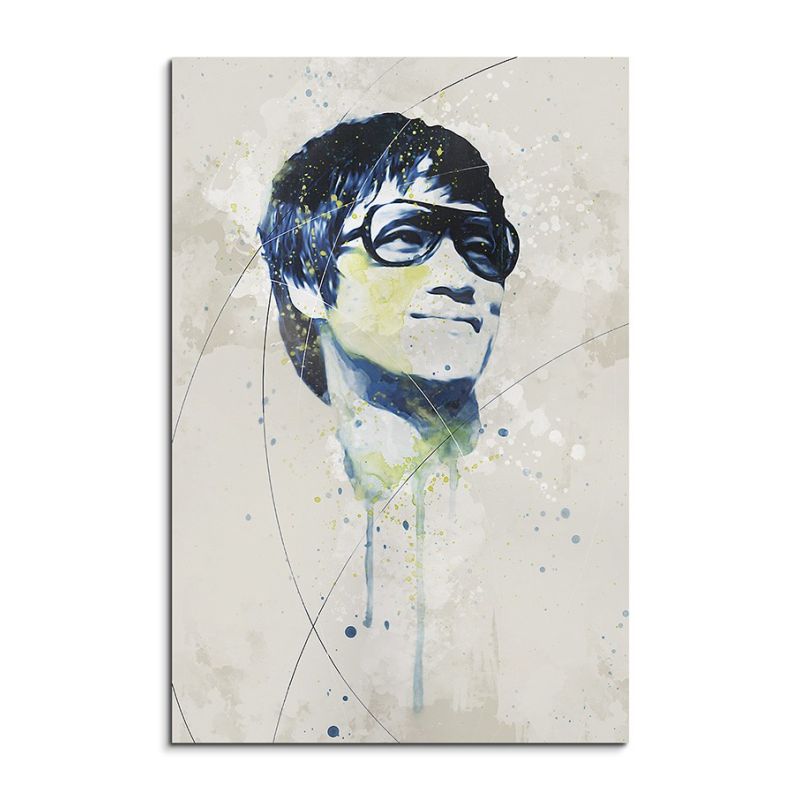 Bruce Lee I Aqua 90x60cm Aqua Art Wandbild