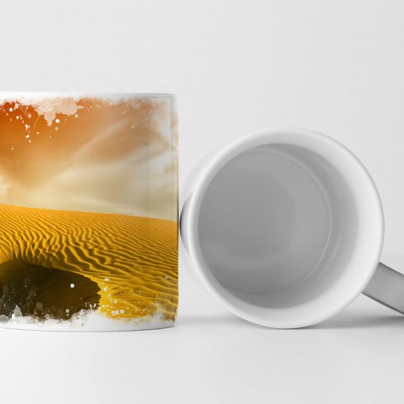 Tasse Geschenk Landschaftsfotografie – Wüstensand