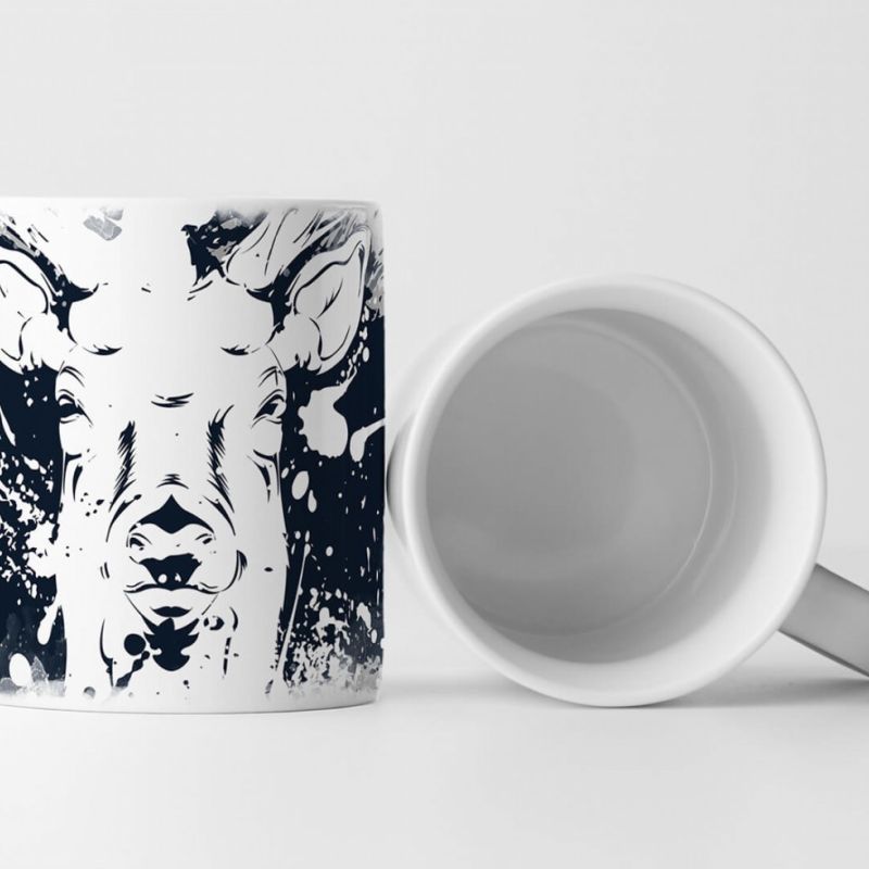 EAU ZONE Motiv Spruch Tasse Geschenk