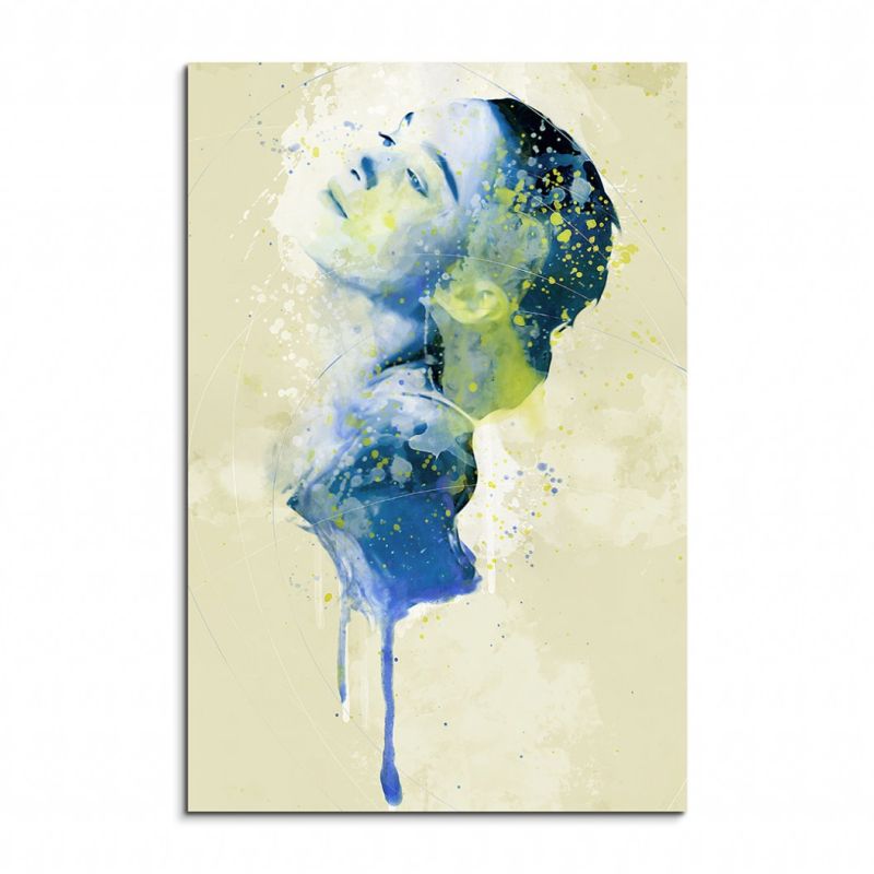 Rooney Mara Aqua 90x60cm Wandbild Aquarell Art