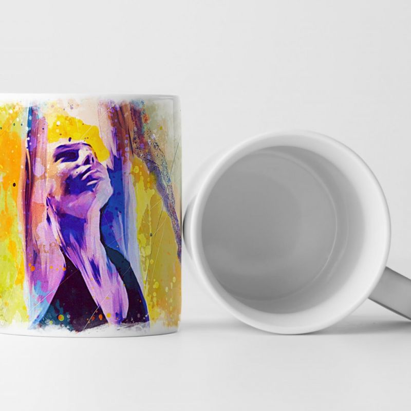 Yoga IV Tasse als Geschenk,  Design Sinus Art