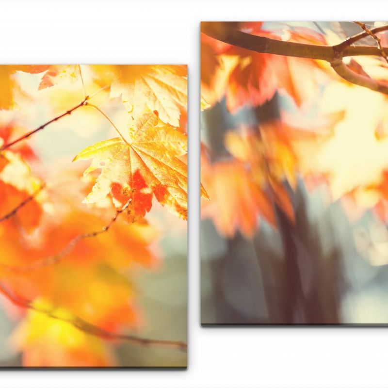 Herbstblätter Wandbild in verschiedenen Größen