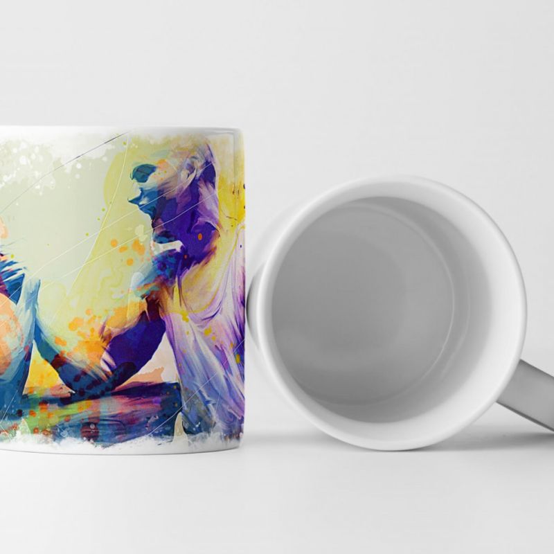 Armdruecken Tasse als Geschenk,  Design Sinus Art