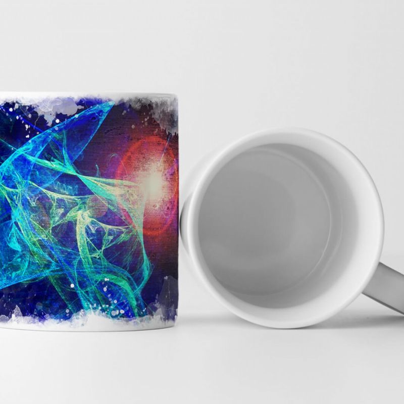 Tasse Geschenk Lichteffekte und Neonfarben