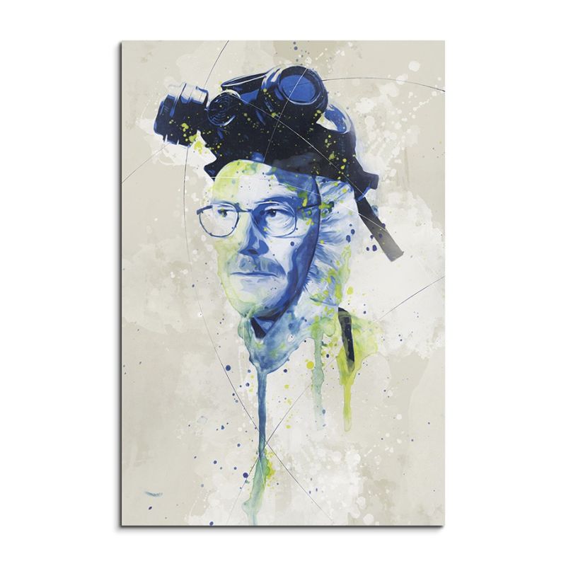 BB Heisenberg Aqua 90×60 cm Aquarell Kunstbild