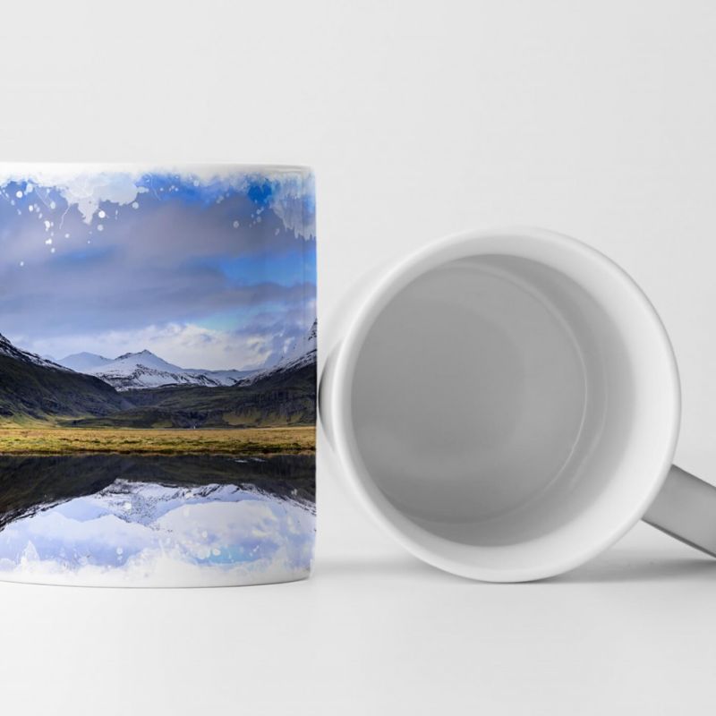 Tasse Geschenk Landschaft in Island