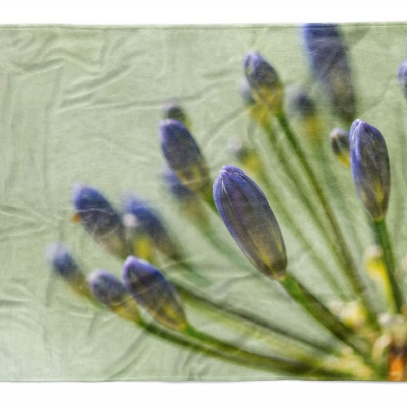 Handtuch Strandhandtuch Saunatuch Kuscheldecke  mit Fotomotiv Blüte Nektar Makro