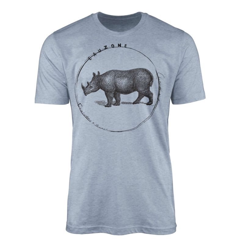 Evolution Herren T-Shirt Nashorn