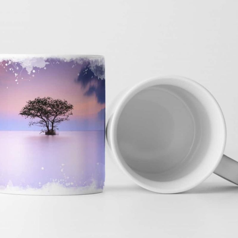 Tasse Geschenk Baum im Wasser