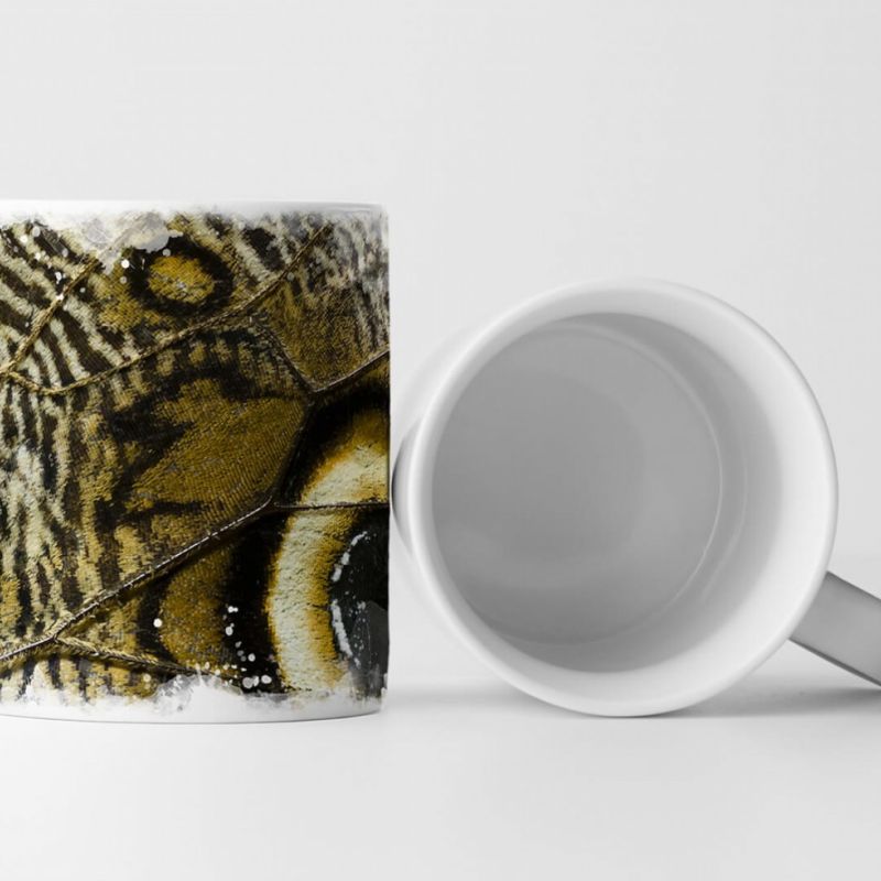 Tasse Geschenk Tierfotografie – Tropischer Schmetterlingsflügel