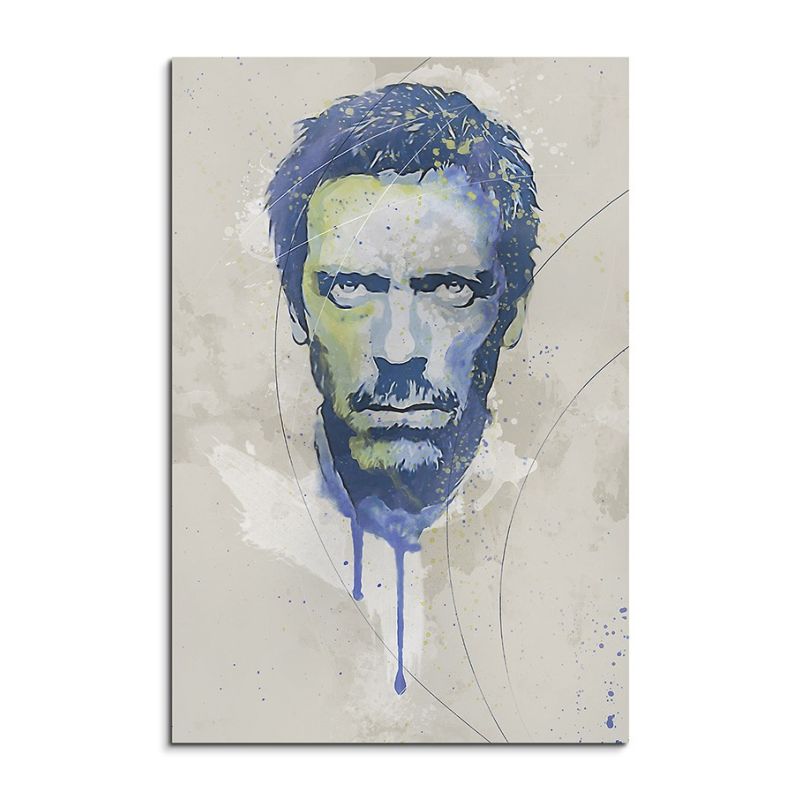 Dr House Aqua 90x60cm Aqua Art Wandbild