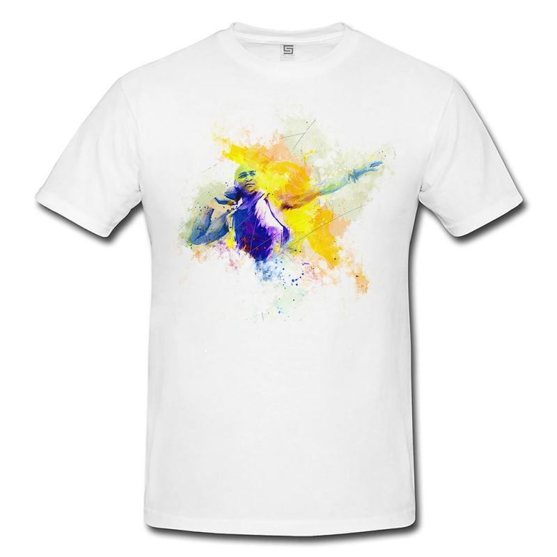 Kugelstossen  Herren und Damen T-Shirt Sport Motiv aus Paul Sinus Aquarell