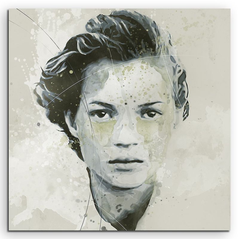 Kate Moss II Aqua 60x60cm Aqua Art Wandbild