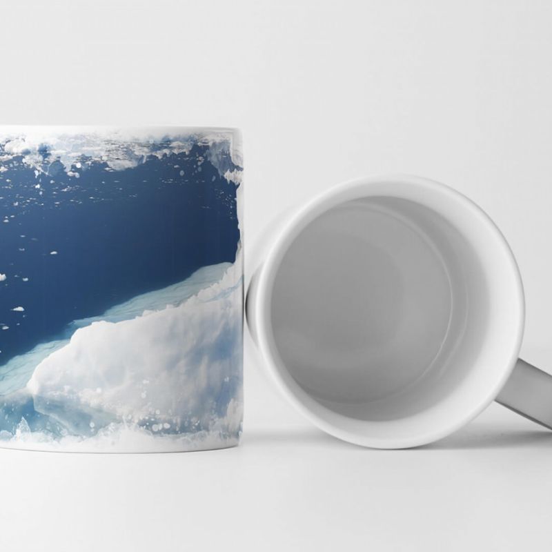 Tasse Geschenk Landschaftsfotografie – Eisberge im Tiefwasser Fjord Grönlands