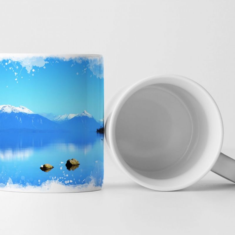 Tasse Geschenk Landschaftsfotografie – Natur Neuseelands am Lake Te Anau