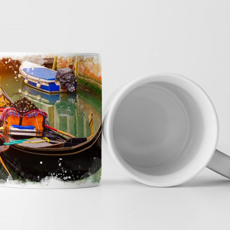 Tasse Geschenk Gondeln von Venedig