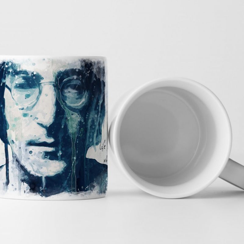 John Lennon Tasse als Geschenk,  Design Sinus Art