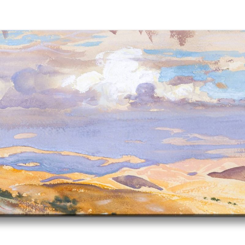 Remaster 120x60cm John Singer Sargent weltberühmtes Gemälde zeitlose Kunst From Jerusalem Meer