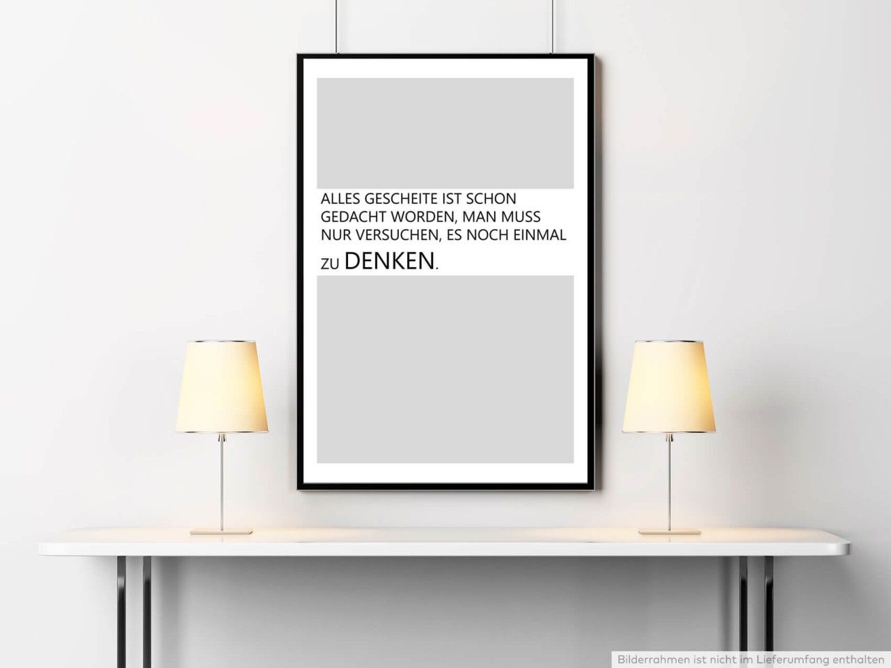 Poster in 60x90cm – Abwarten und Tee trinken., Poster in 60x90cm – Alles besiegt die Liebe., Poster in 60x90cm – Alles Gescheite ist schon gedacht worden, man muss nur versuchen, es noch einmal, Poster in 60x90cm – Alles was du willst, ist auf der anderen Seite der Angst., Poster in 60x90cm – Am Ende der Ausreden beginnt dein Leben., Poster in 60x90cm – An der Vergangenheit hängt nur, wer keinen Mut für die eigene Zukunft hat., Poster in 60x90cm – Anfangen ist leicht, beharren ist Kunst., Poster in 60x90cm – Arbeit, Müßigkeit und Ruh, schliesst dem Arzt die Türe zu., Poster in 60x90cm – Auch aus Steinen, die einem in den Weg gelegt werden, kann man schönes bauen., Poster in 60x90cm – Auch im Alphabet kommt Anstrengung vor Erfolg., Poster in 60x90cm – Aufwachen ist die beste Art, seine Träume wahr zu machen., Poster in 60x90cm – Beginne dich selbst zu lieben und es wird dich nicht interessieren wer dich hass, Poster in 60x90cm – Bevor wir fallen, fallen wir lieber auf., Poster in 60x90cm – Chancen multiplizieren sich, wenn man sie ergreift., Poster in 60x90cm – Das beste Gebet ist Geduld., Poster in 60x90cm – Das Leben ist ein Spiel, spiele um zu gewinnen., Poster in 60x90cm – Das Leben und dazu eine Katze, das gibt eine unglaubliche Summe., Poster in 60x90cm – Das Leben und die Liebe können einfach sein, wenn du es leicht nimmst., Poster in 60x90cm – Dein Körper kann alles schaffen. Es ist dein Geist, den du überzeugen musst., Poster in 60x90cm – Dein stärkster Muskel ist dein Wille!, Poster in 60x90cm – Denke daran, dass schweigen manchmal die beste Antwort ist., Poster in 60x90cm – Denken wird Angst nicht überwinden. Handeln schon!, Poster in 60x90cm – Der beste Anker ist das Haus., Poster in 60x90cm – Der Charakter ruht auf der Persönlichkeit, nicht auf den Talenten., Poster in 60x90cm – Der Clown ist die wichtigste Mahlzeit am Tag., Poster in 60x90cm – Der Geist ist die Quelle aller Verwirrung., Poster in 60x90cm – Der Kuss ist der Reim im Gedicht der Liebe., Poster in 60x90cm – Der Verstand teilt, aber das Herz verbindet., Poster in 60x90cm – Der Weg liegt nicht im Himmel der Weg liegt im Herzen., Poster in 60x90cm – Der Wille ist der Schlüssel, der Weg nur das Schloss, und der Mut die Klinke., Poster in 60x90cm – Die Gegenwart ist der größte Baustein der Zukunft., Poster in 60x90cm – Die grausame Ironie der Hausarbeit ist: Die Leute bemerken nur wenn du sie nicht, Poster in 60x90cm – Die Herrschaft über den Augenblick ist die Herrschaft über das Leben., Poster in 60x90cm – Die Küsse sind das Kleingeld der Liebe., Poster in 60x90cm – Die Liebe ist blind, oder sie drückt ein Auge zu., Poster in 60x90cm – Die Lippen einer Frau sind das Tor zu ihrer Seele., Poster in 60x90cm – Die schönsten Erinnerungen sammelt man zu zweit., Poster in 60x90cm – Die schwierigste Zeit in unserem Leben ist die beste Gelegenheit, innere Stärke, Poster in 60x90cm – Die Welt urteilt nach dem Scheine., Poster in 60x90cm – Die wertvollsten Erinnerungen fangen mit Mut an., Poster in 60x90cm – Du bekommst nichts sauber, ohne etwas anderes schmutzig zu machen., Poster in 60x90cm – Du kannst die Zukunft verändern mit dem was du heute tust., Poster in 60x90cm – Du wirst morgen sein, was du heute denkst., Poster in 60x90cm – Dumme Gedanken hat jeder, aber der Weise verschweigt sie., Poster in 60x90cm – Egal wie gut es dir geht, Bill Gates besser., Poster in 60x90cm – Ein Kuss ist die schönste Art, gemeinsam den Mund zu halten., Poster in 60x90cm – Ein Mensch ohne Ziele ist wie ein Vogel ohne Flügel., Poster in 60x90cm – Ein Tag ohne ein Lächeln ist ein verschwendeter Tag., Poster in 60x90cm – Ein weises Mädchen kennt ihre Grenzen, ein cleveres Mädchen weiß, dass Sie keine, Poster in 60x90cm – Ein Ziel ist ein Traum mit Termin., Poster in 60x90cm – Einen Kuss kann man abwischen, aber das Feuer im Herzen nicht löschen., Poster in 60x90cm – Eines meiner Ziele ist, immer Ziele zu haben., Poster in 60x90cm – Ene kluge Frau vergisst nie ein Rätsel zu sein., Poster in 60x90cm – Erinnere dich daran, warum du begonnen hast., Poster in 60x90cm – Erstrebe das, womit du glücklich bist., Poster in 60x90cm – Es gibt keine Ausrede, es nicht zu versuchen., Poster in 60x90cm – Es gibt keinen Weg zum Glück. Glücklich-sein ist der Weg., Poster in 60x90cm – Es gibt Wichtigeres im Leben, als beständig dessen Geschwindigkeit zu erhöhen., Poster in 60x90cm – Es ist dein Leben, verpass es nicht., Poster in 60x90cm – Es ist der Geist, der sich den Körper baut., Poster in 60x90cm – Es ist ein guter Tag um einen guten Tag zu haben., Poster in 60x90cm – Es ist nicht der Berg, den wir bezwingen  wir bezwingen uns selbst., Poster in 60x90cm – Es ist nicht genug zu wissen, man muss auch anwenden. Es ist nicht genug zu woll, Poster in 60x90cm – Es ist nirgends schöner als daheim, und wenn das zuhause bloß ein Saustall ist.